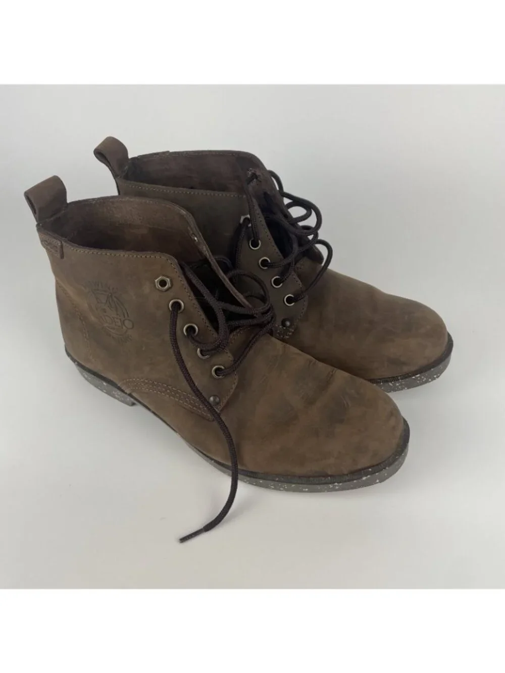 ADOC “Burros” Leather Boots – Men’s Size 8 – Made in El Salvador – Brown
